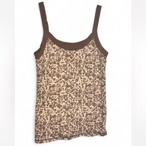 Arizona Jean Company Brown Camouflage Camisole